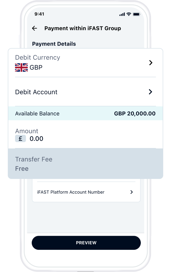How to transfer money to my iFAST investment account